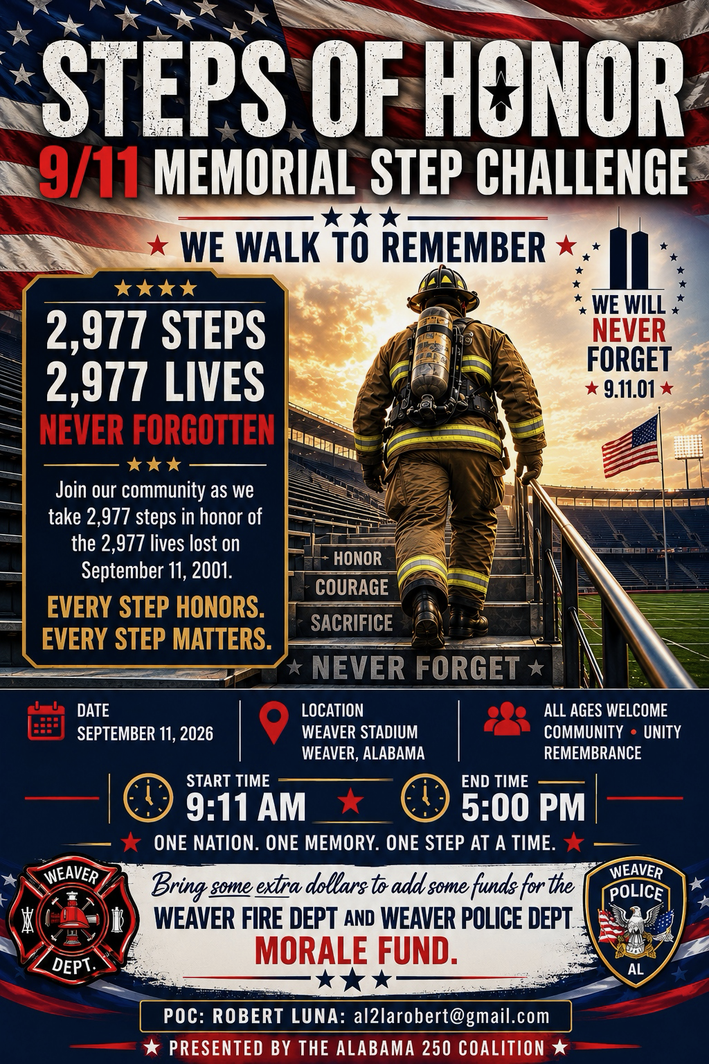 Steps of Honor: 9/11 Memorial Step Challenge